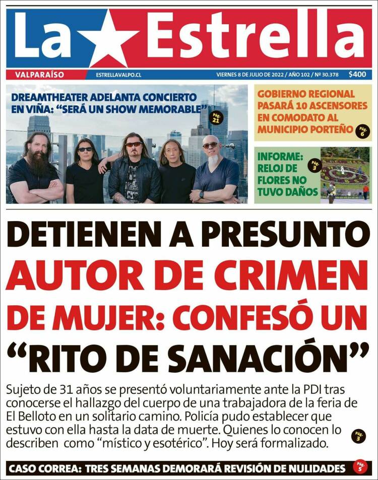 Portada de Estrella de Valparaiso (Chile)
