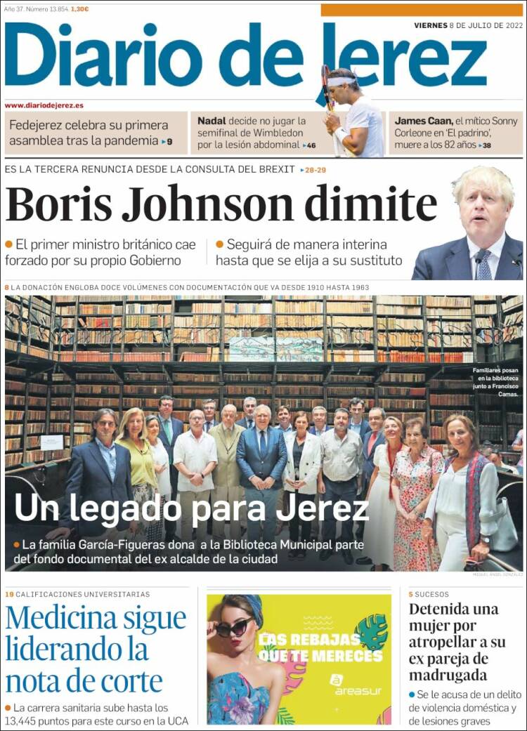 Portada de Diario de Jerez (España)