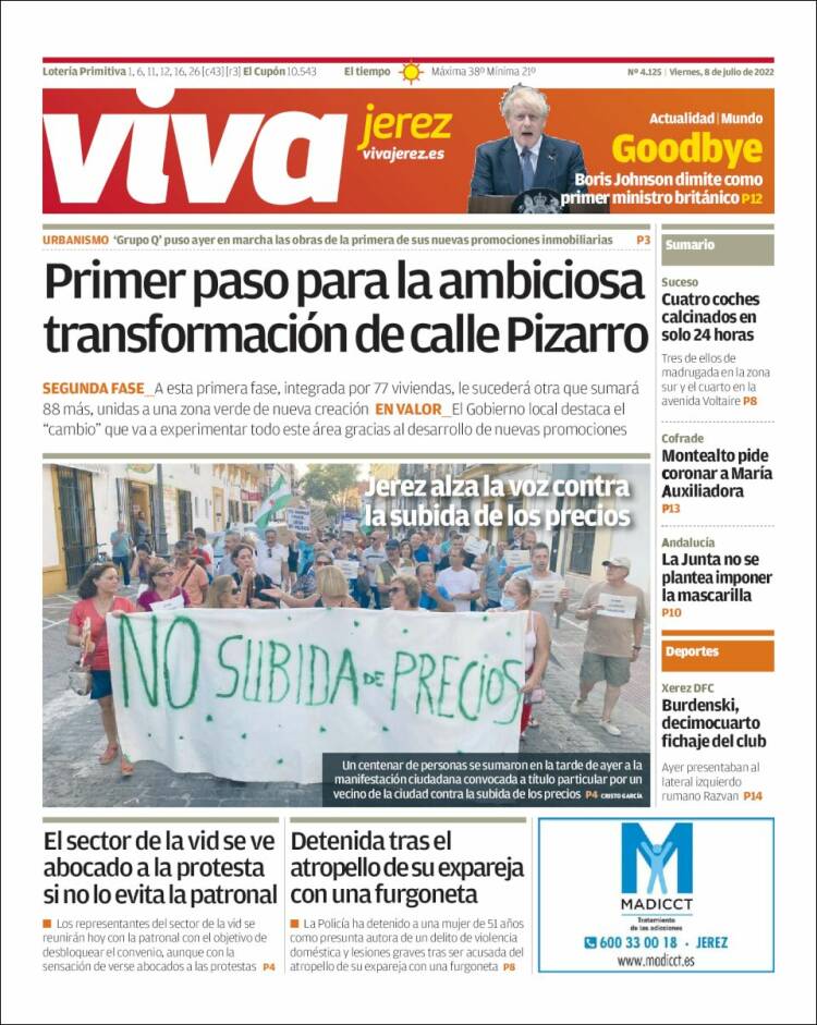 Portada de Información - Jerez (España)