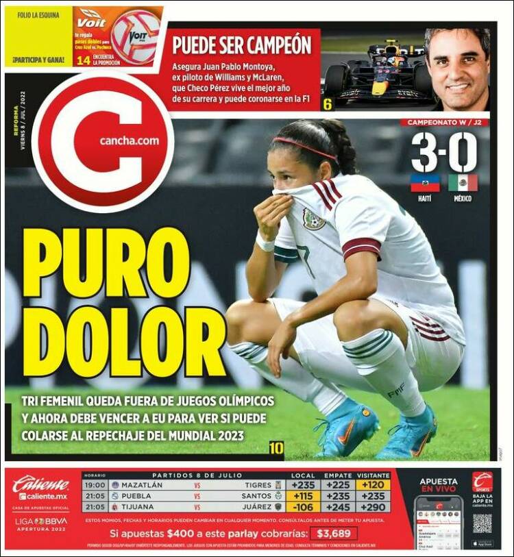 Portada de Cancha (México)