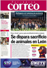 Portada de Correo - El diario del Estado de Guanajuato (México)
