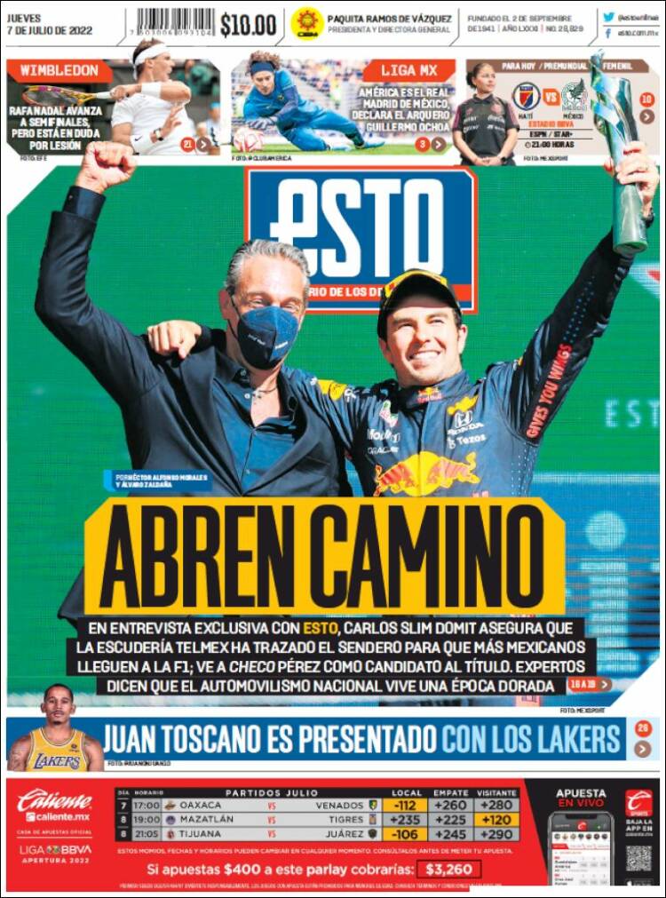 Portada de Esto (México)