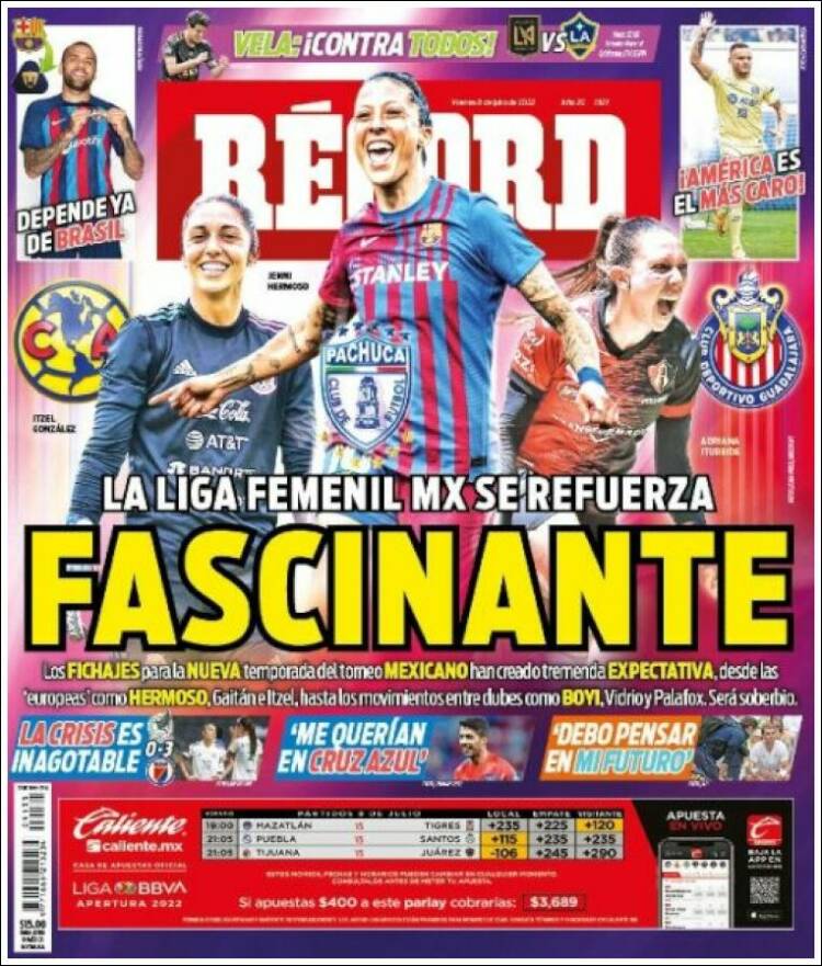 Portada de Record (México)