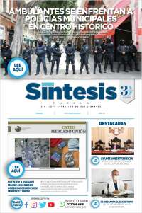 Portada de Síntesis - Puebla (México)