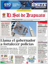 Portada de El Sol de Irapuato (México)
