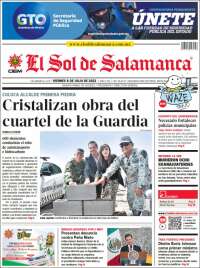 Portada de El Sol de Salamanca (México)