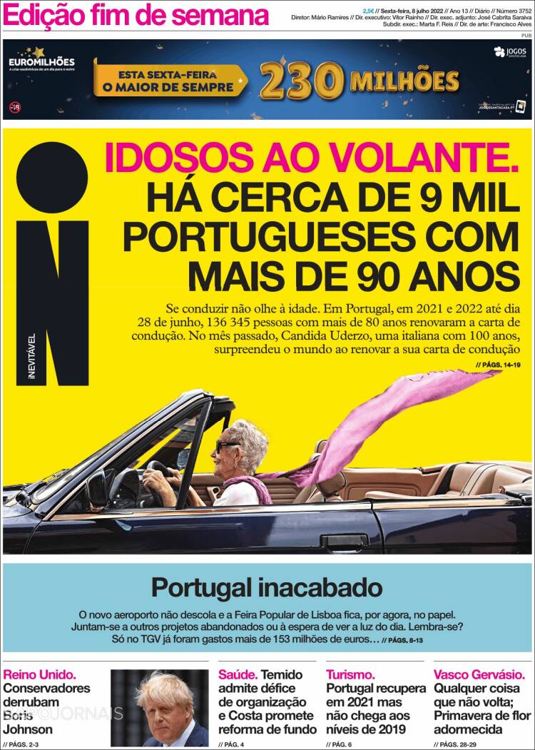 Portada de I - informação (Portugal)