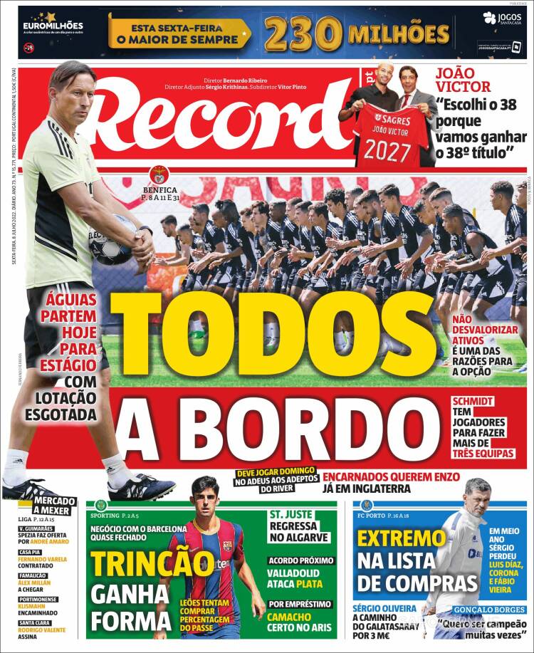 Portada de Record (Portugal)