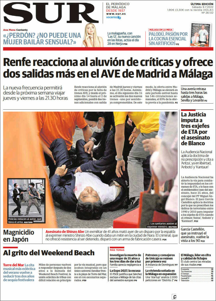 Portada de Diario el Sur (Spain)