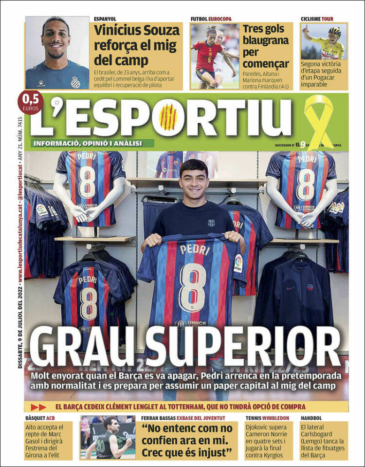 Portada de L'Esportiu (Spain)