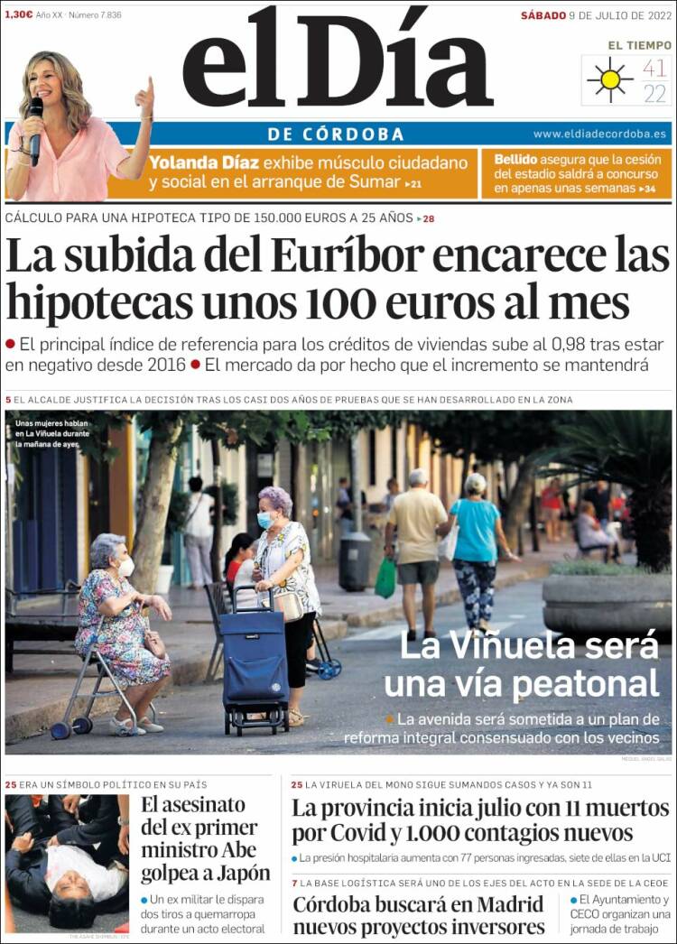 Portada de El Día de Córdoba (Spain)