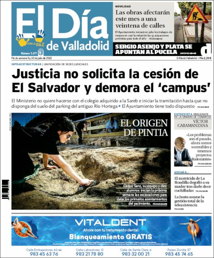 Portada de El Día de Valladolid (Spain)