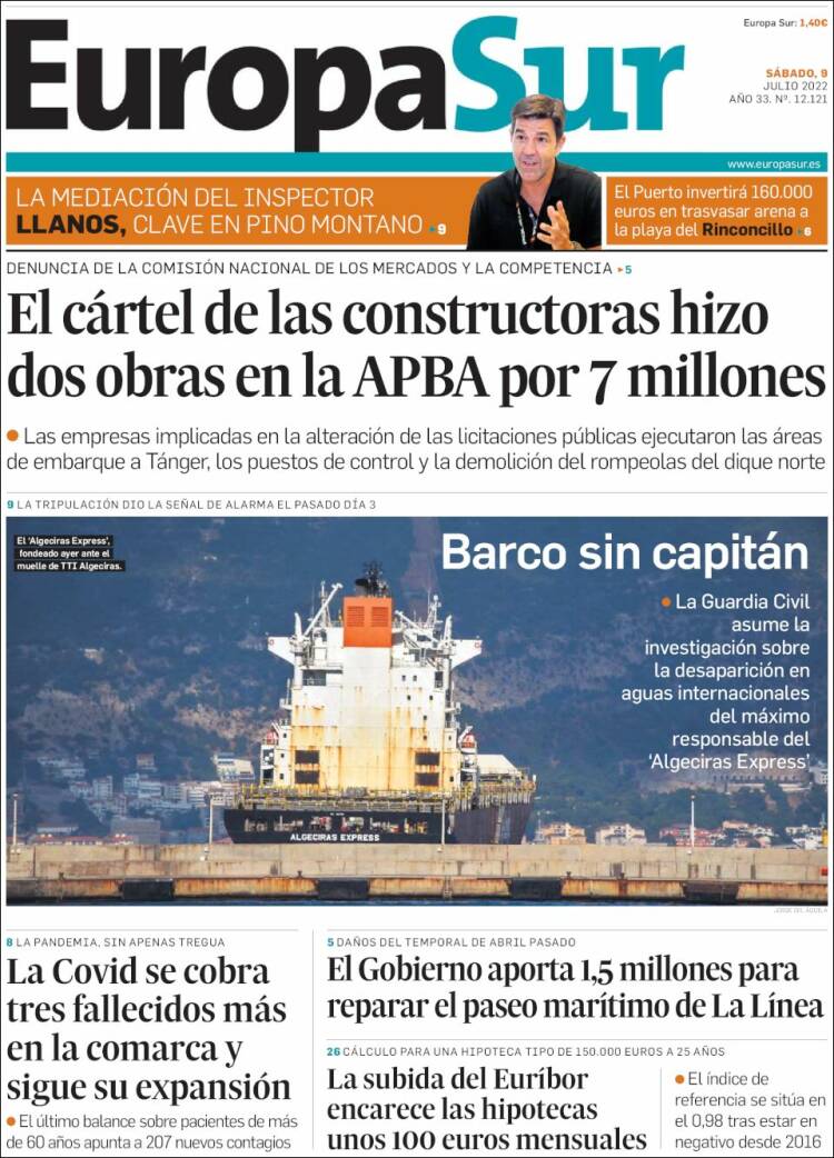 Portada de Europa Sur (Spain)