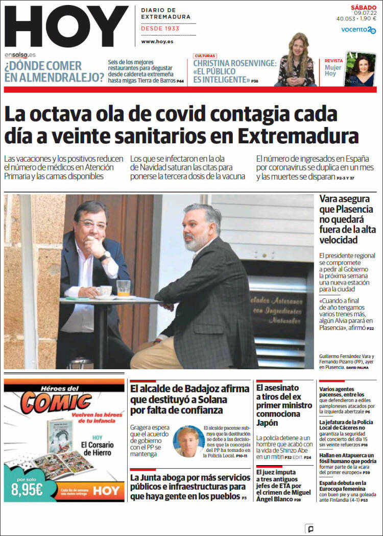 Portada de Hoy - Badajoz (Spain)