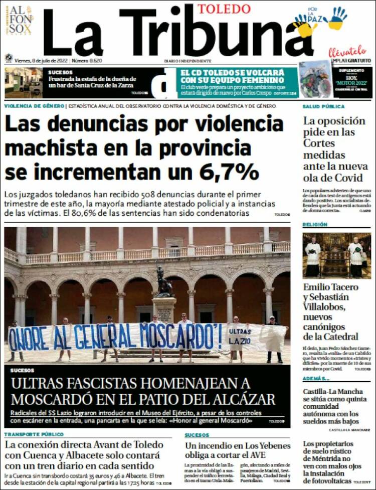 Portada de La Tribuna de Toledo (Spain)