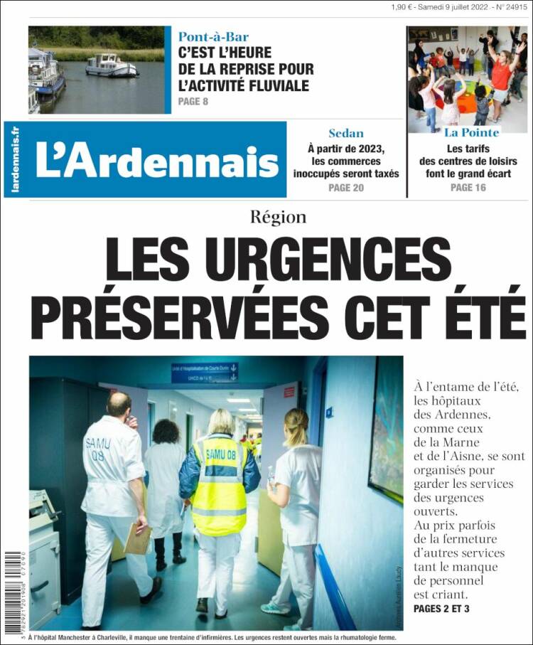 Portada de L'Ardenais (France)