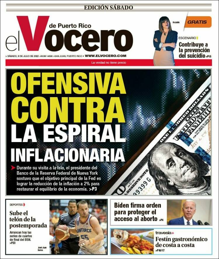 Portada de Vocero (Puerto Rico)