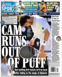 Portada de Express Sport (Royaume-Uni)