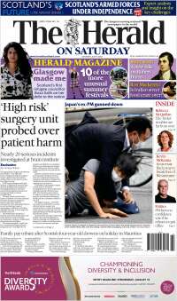 Portada de The Herald (Royaume-Uni)