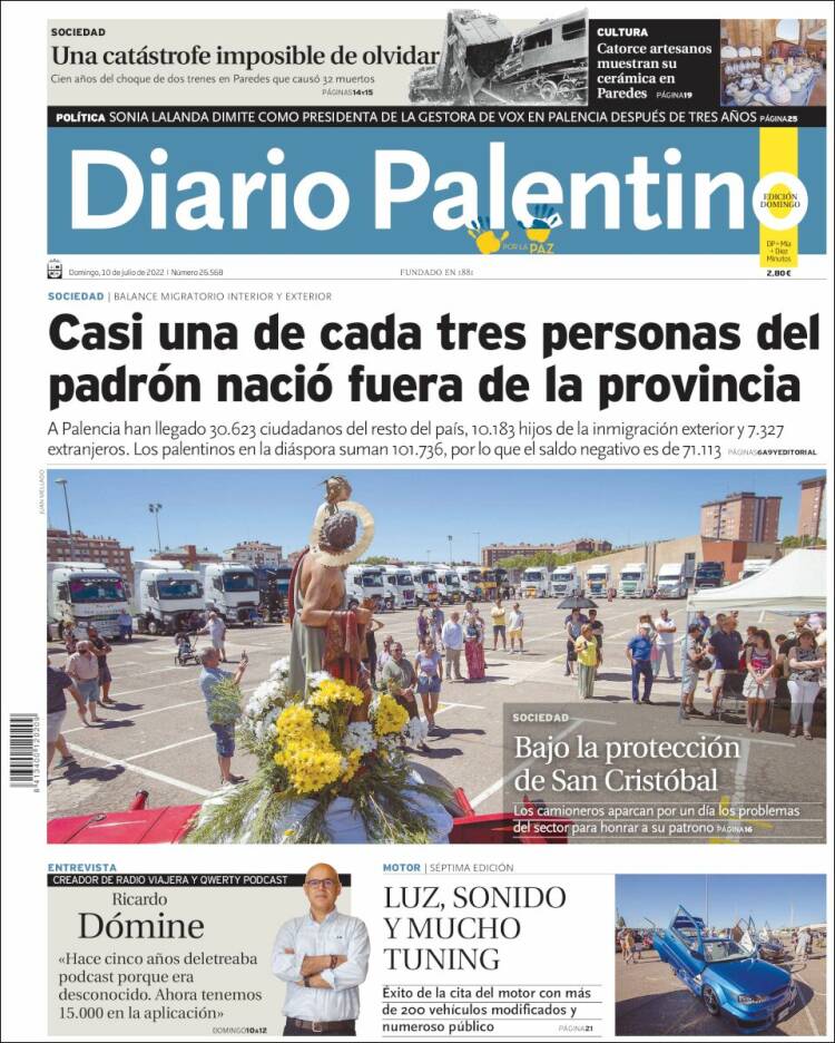 Portada de Diario Palentino (España)