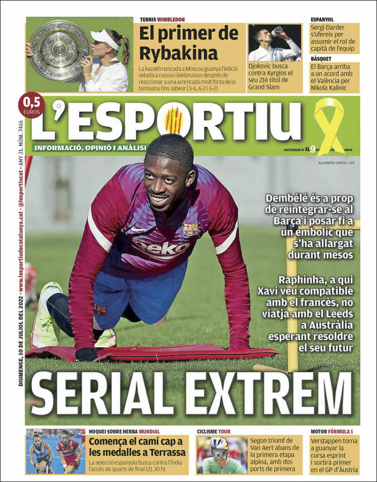 Portada de L'Esportiu (España)