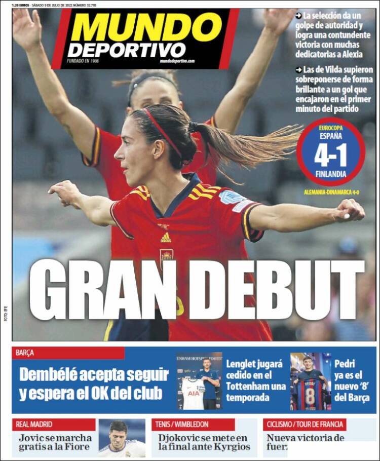 Portada de El Mundo Deportivo (España)