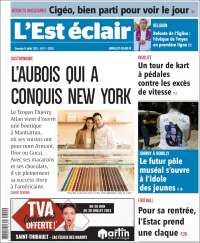 Portada de L'Est Eclair (Francia)