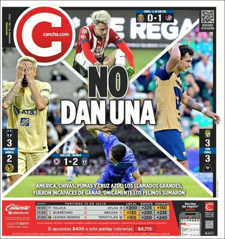 Portada de Cancha (M&eacute;xico)