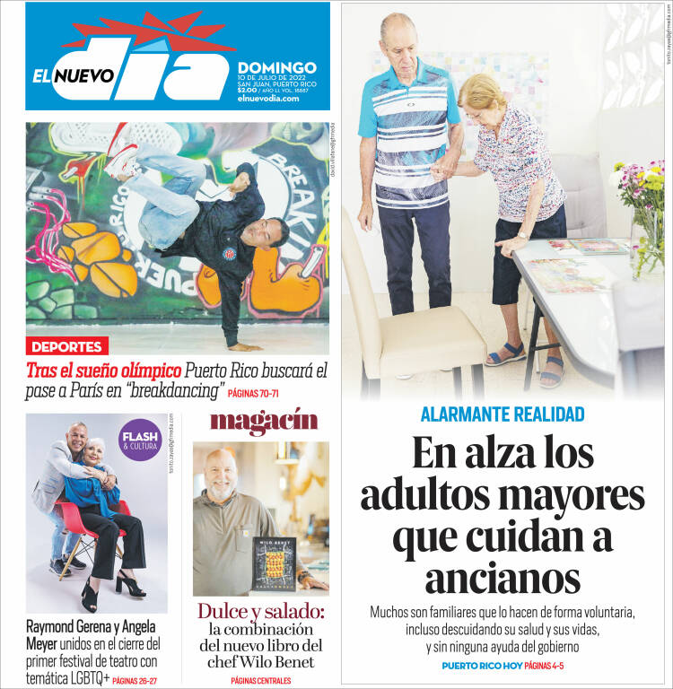 Portada de El Nuevo Día (Puerto Rico)