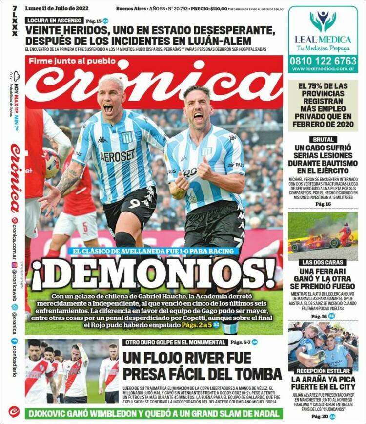 Portada de La Voz del Chaco (Argentina)