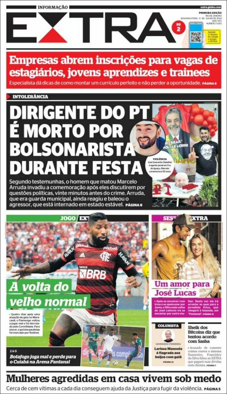 Portada de Extra (Brasil)