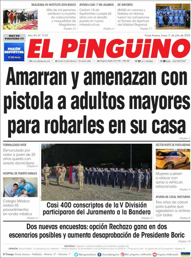 Portada de El Pingüino (Chile)