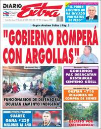 Portada de Diario Extra (Costa Rica)