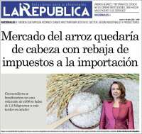 Portada de La República (Costa Rica)