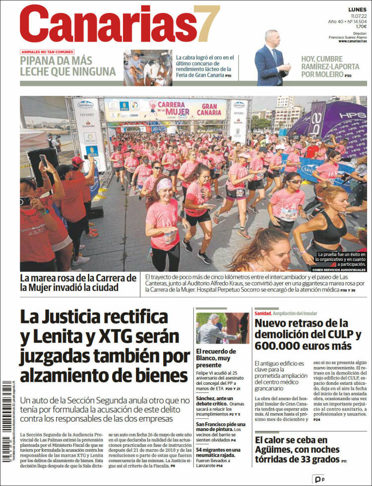 Portada de Canarias 7 (Spain)