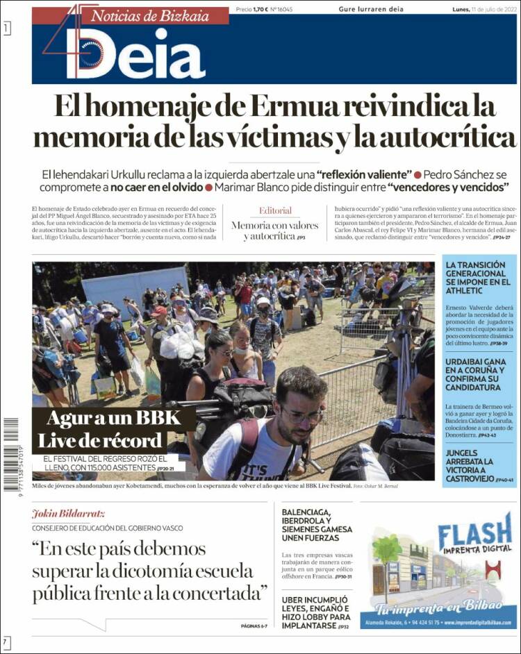 Portada de Deia (Spain)