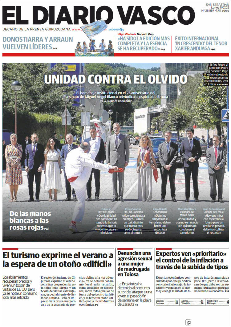 Portada de Diario Vasco (Spain)