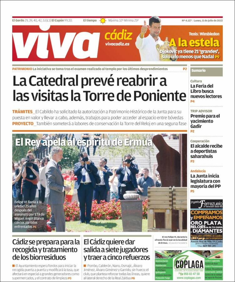Portada de Información - Cadiz (Spain)