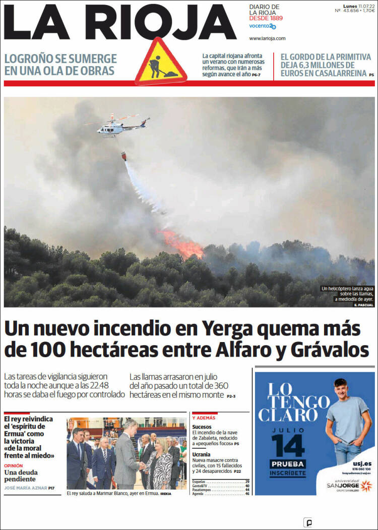 Portada de La Rioja (Spain)