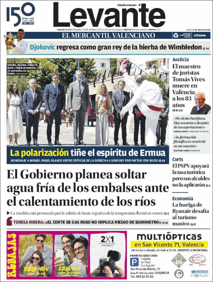 Portada de Levante (Spain)