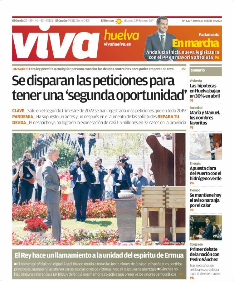 Portada de Viva Huelva (Spain)