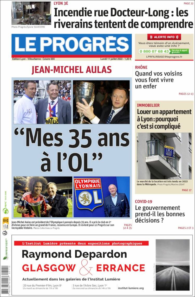 Portada de Progres de Fecamp (Francia)