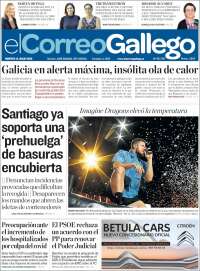 Portada de El Correo Gallego (Spain)