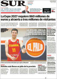 Portada de Diario el Sur (Spain)