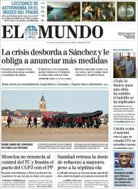 Portada de El Mundo (Spain)