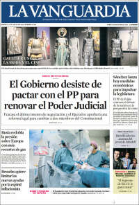 Portada de La Vanguardia (Spain)