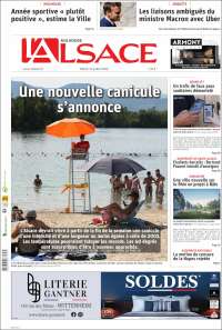 Portada de Journal L'Alsace (France)