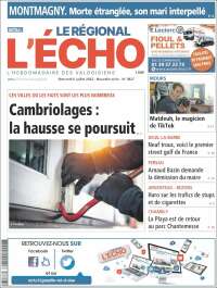 Portada de L'Echo de la Haute-Vienne (France)