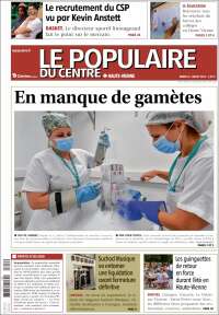 Portada de Le Populaire du Centre (France)