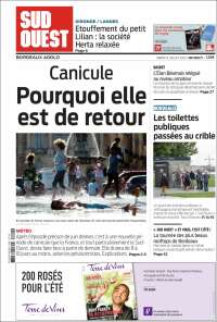 Portada de Sud Ouest (France)